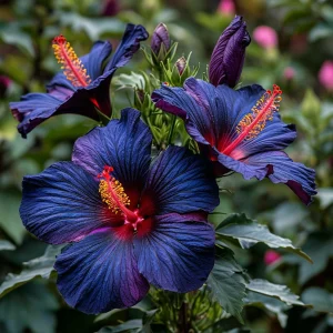 Гибискус Саншайн Кисс купить по цене от 450р. в интернет-магазине «Посадика» с доставкой почтой в в Оханске и по всей России – [изображение №1].