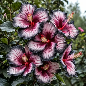 Гибискус садовый Самер Бридж купить по цене от 306р. в интернет-магазине «Посадика» с доставкой почтой в в Оханске и по всей России – [изображение №1].